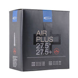 Schwalbe Air Plus inner tube for bicycles with 40mm valve, durable and puncture-resistant bike component on white background