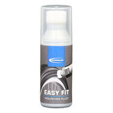 Schwalbe Easy Fit Tubeless Mounting Fluid with sponge applicator for tyre installation and sealing.