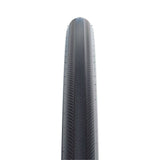 Schwalbe Rightrun K-Guard wheelchair tyre with Kevlar puncture protection, showing the tread pattern and sidewall branding.