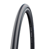 Schwalbe Rightrun K-Guard wheelchair tyre with Kevlar puncture protection, showing tread pattern and sidewall details.