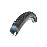 Schwalbe Smart Sam Addix Performance mountain bike tyre showing tread pattern for road and off-road traction.