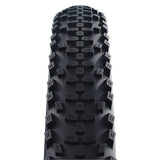 Schwalbe Smart Sam Plus DD Greenguard E-MTB tyre with puncture protection, showing tread pattern and sidewall details.
