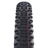 Schwalbe Racing Ralph Performance Twinskin TLR folding tyre for e-bikes, showing the tread pattern and sidewall design.