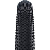 Schwalbe G-One Allround Addix RaceGuard gravel and e-bike folding tyre with tread pattern, suitable for bikes up to 25kph.