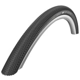 Schwalbe G-One Allround Addix RaceGuard gravel and e-bike tyre with folding bead, suitable for bikes up to 25kph, close-up view