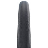 Schwalbe G-One Speed RaceGuard gravel and rough road racing tire, folding design, shown mounted on a bike wheel.