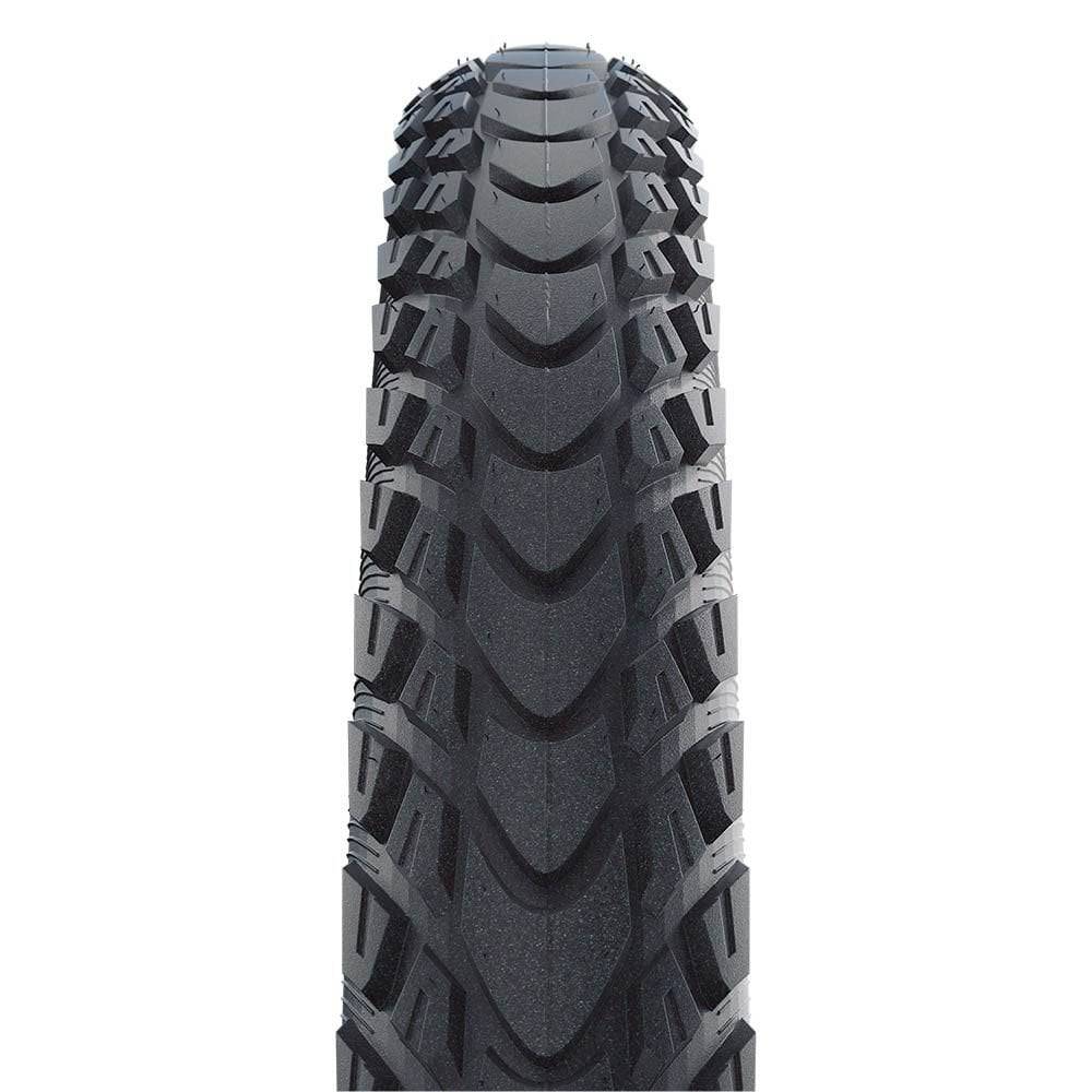 Schwalbe Marathon Mondial Evo E-Bike Ready Touring tire with puncture resistance, designed for durable e-bike touring riding.