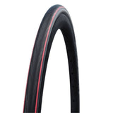 Schwalbe Lugano II Road Tyre with K-Guard puncture protection and silica compound, showing tread pattern and sidewall details.
