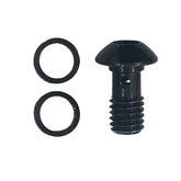 Hayes Banjo Bolt for Dominion, Prime, Stroker, and El Camino brake systems, close-up of metal brake component.