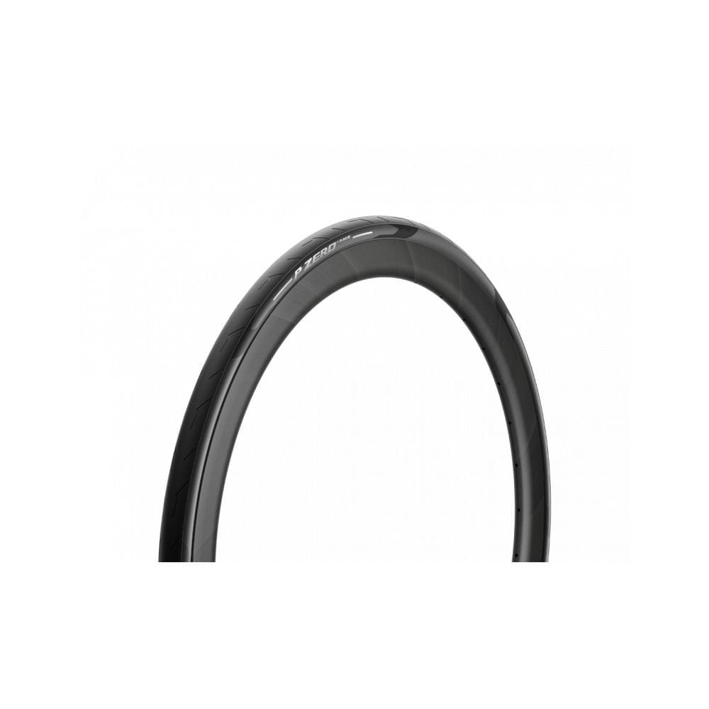 Pirelli P Zero Race high-performance road cycling racing tyre with sleek tread design and branding visible.