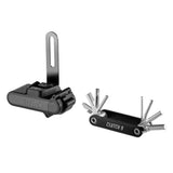 Giant Clutch Box 9 Mini-Tool with storage for airway sport sidepull cage, compact accessories organizer, black plastic construction