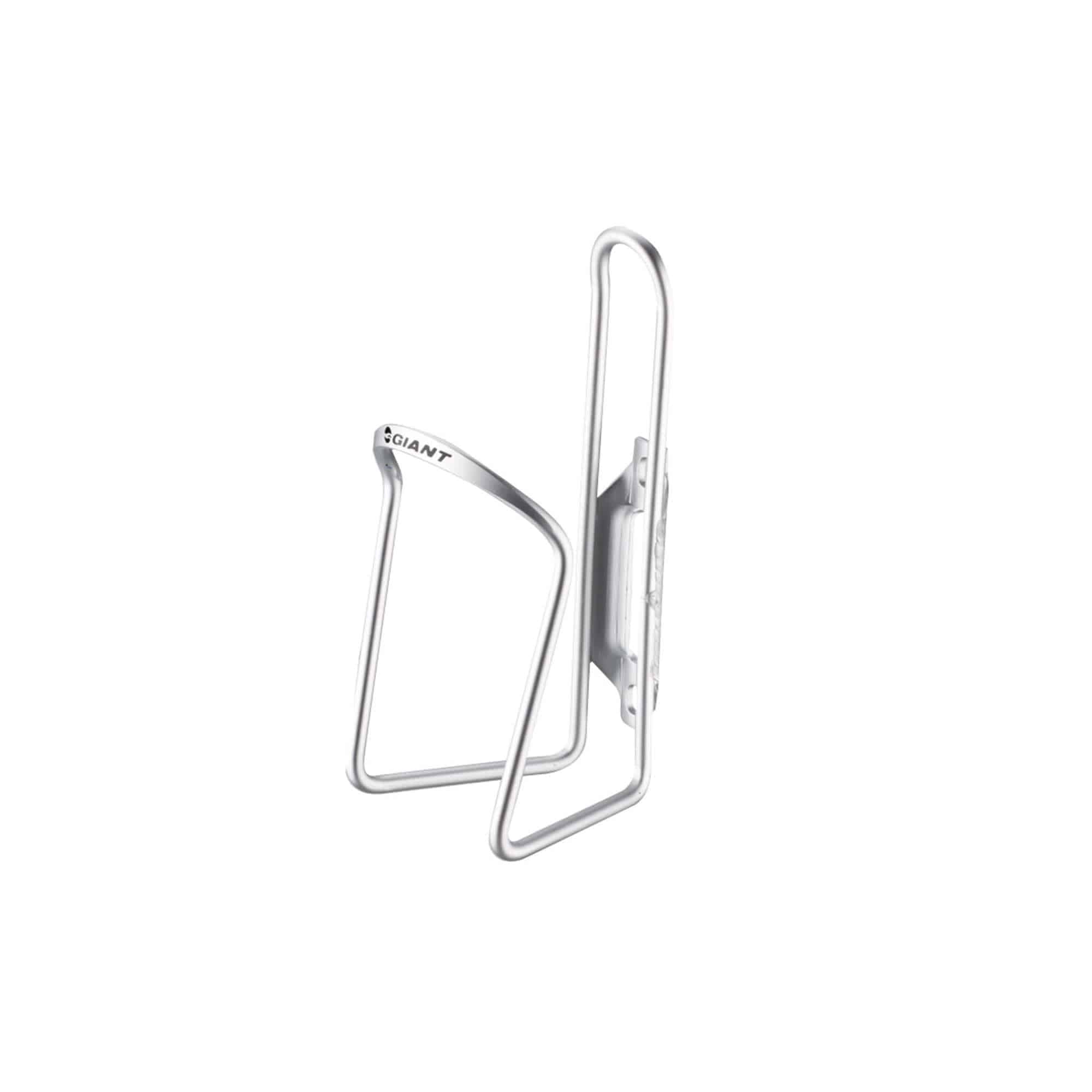 Giant Gateway 5mm aluminium bike bottle cage holding a 500ml water bottle, designed for cycling accessories.
