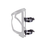 Giant bike bottle cage adapter for bikes without mounting holes, compatible with Giant cages, shown attached to bicycle frame.