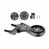 Giant computer mount for 2021 TCR stem, compatible with multiple stems, mounted on a bicycle handlebar for cycling accessories.