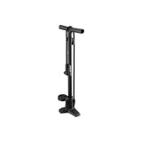 Giant Control Tower Comp Floor Pump with oversized gauge for precise tire inflation, sturdy metal construction, and comfortable handle.