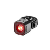 Giant Recon TL100 waterproof bike rear light with power indicator, mounted on a bicycle for visibility and safety.