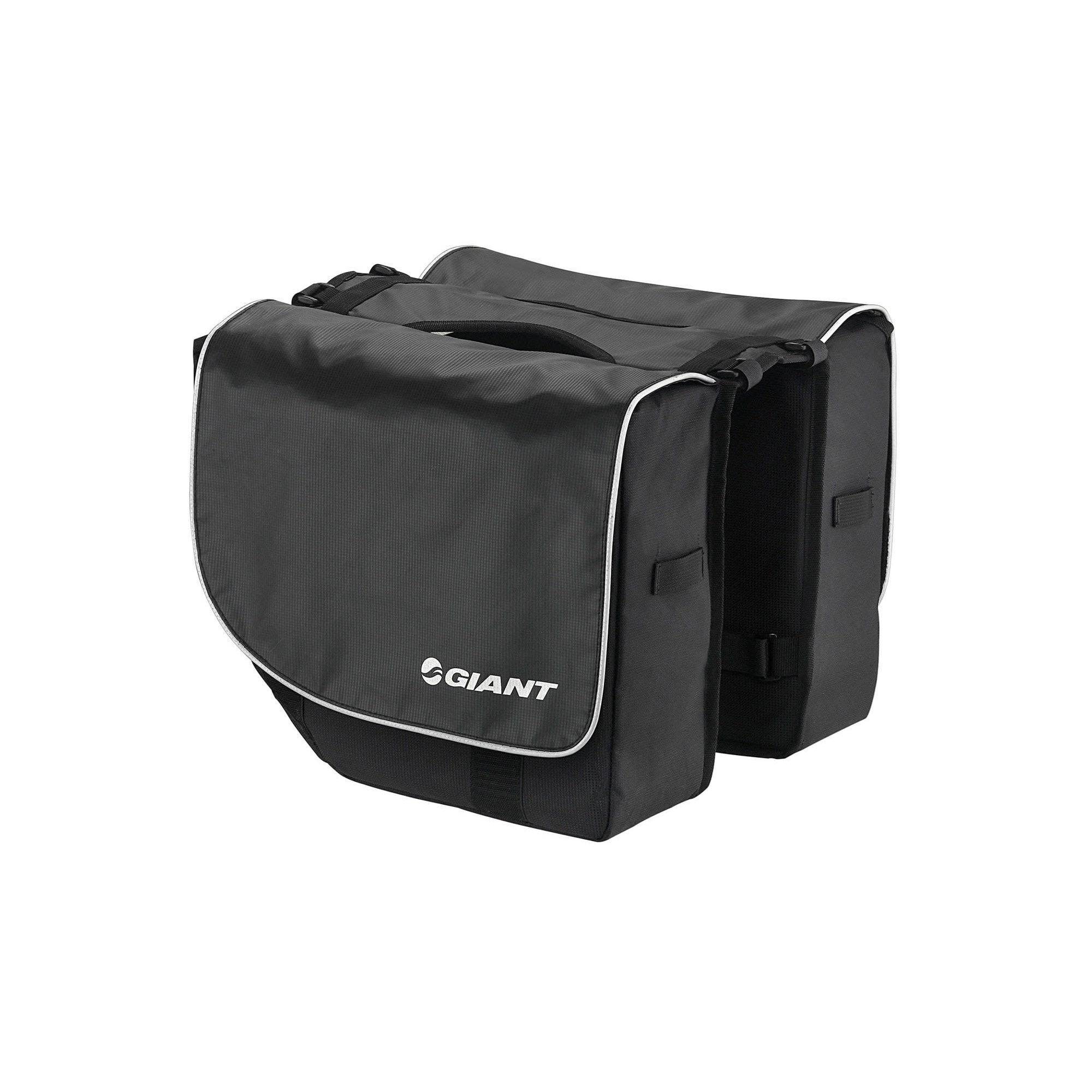 Giant City Pannier Bag, water-resistant commuter bike panniers with reflective accents, durable accessories for cycling commuting.