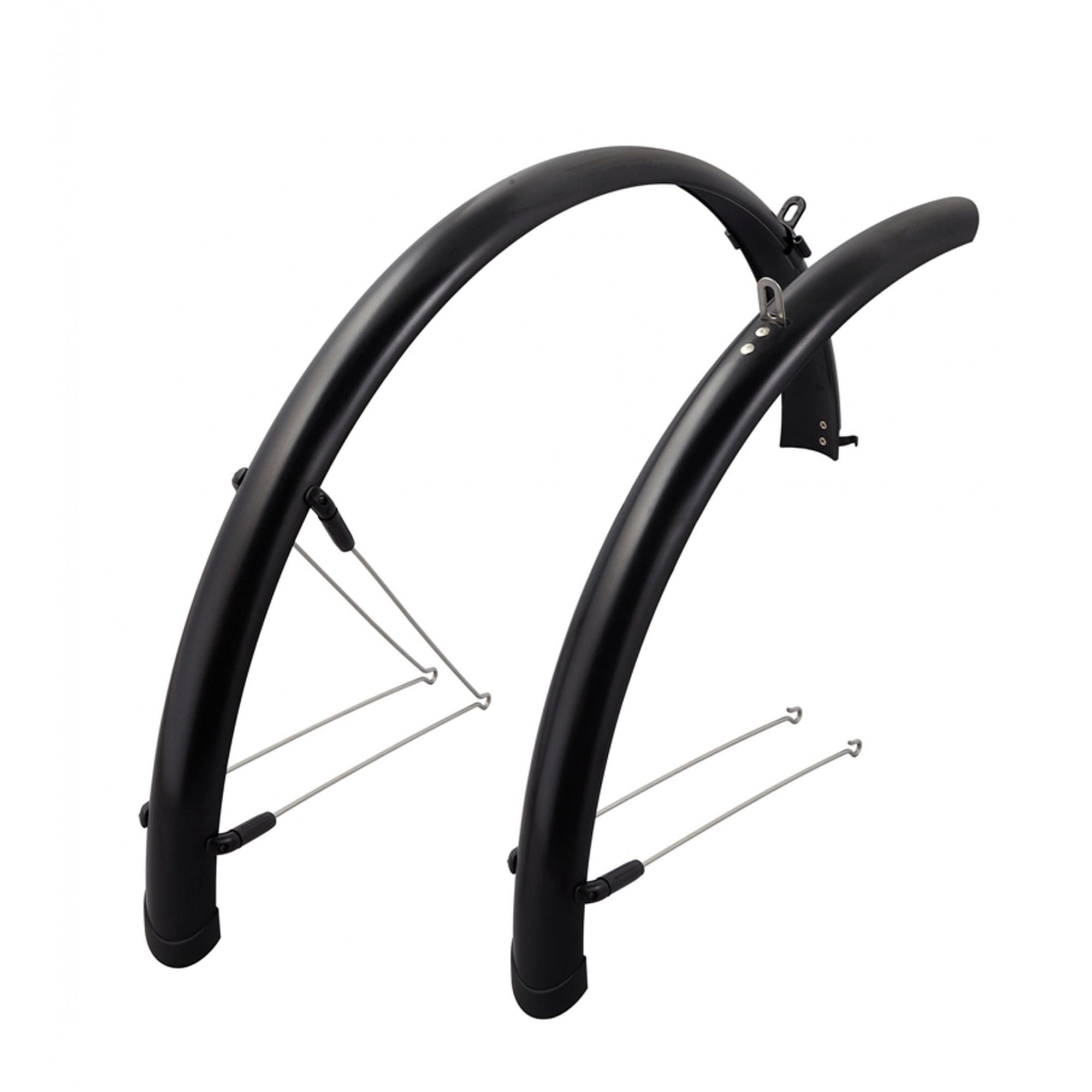 Giant SpeedShield 700 Tour road mudguards, adjustable all-weather accessories for touring bikes, shown mounted on a bicycle.