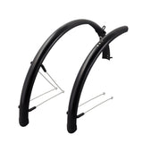 Giant SpeedShield 700 Tour road mudguards, adjustable all-weather accessories for touring bikes, shown mounted on a bicycle.