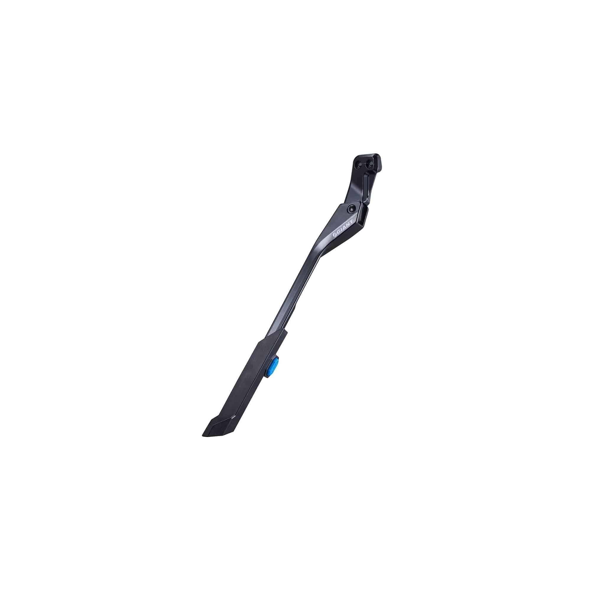 Giant Direct Mount KSA 18mm adjustable kickstand for trekking and e-bikes, mounted on bike frame, in black.