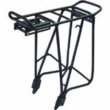 Giant rear carrier rack for 700C and 26-inch bikes with pump mount, ideal for touring and commuting bikes.