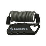 Giant Surelock Flex Combo Air Cable Lock with 3-digit resettable combination, black accessory for securing bicycles or equipment