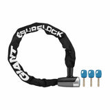Giant Surelock Force 1 Cable Lock with hardened steel links for bike security, coiled and ready to secure a bicycle.