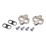 Giant pedal cleats for off-road clipless shoes, Shimano SPD system compatible, shown with metal mounting plates and cleat design.