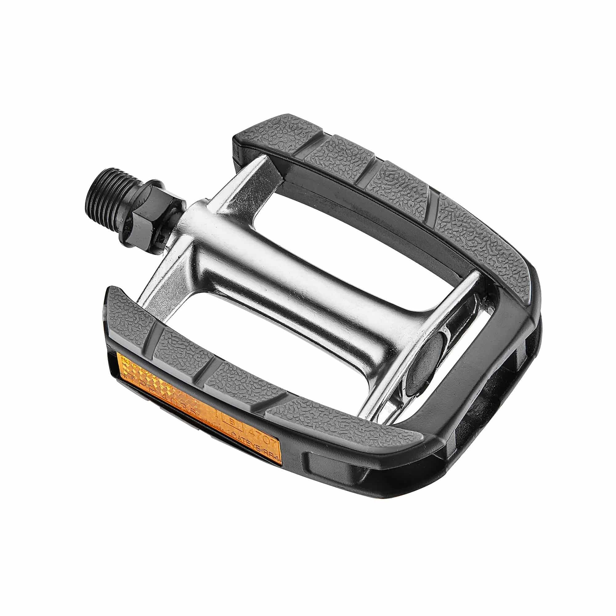 Giant City Pedals Sport 9/16 flat bike pedals with slip-resistant TPE rubber tread for secure cycling grip