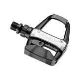 Giant Road Comp clipless pedals with sealed bearings for road bikes, showing sleek design and pedal cleat interface.