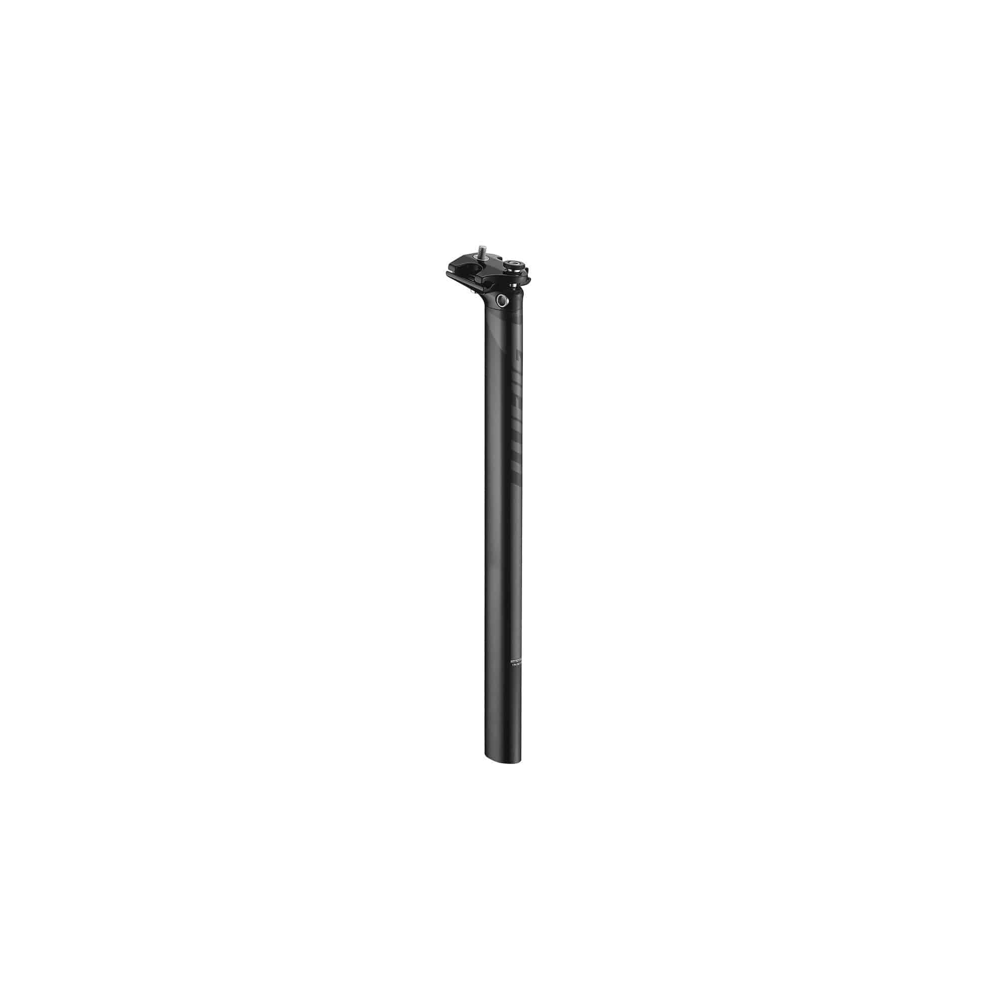 Giant MY16+ Variant Seatpost for Langma 2018-2021 and TCR Advanced 2016-2020, black bicycle component, close-up shot