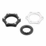 Giant Centerlock adapter hub spare for 6-bolt disc wheel conversion, showing the black component with mounting details.