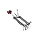 Giant Tool Shed 12 compact bike workshop kit with CO2 inflator and 3mm hex wrench for bike maintenance and repairs.