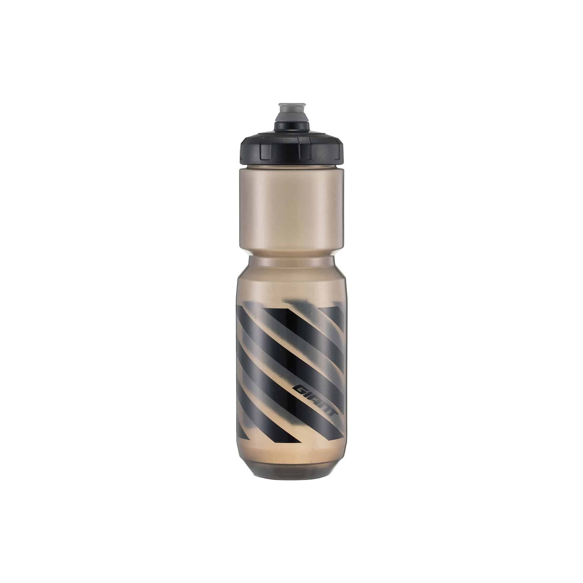 Giant Doublespring antimicrobial cycling water bottle with fast flow nozzle and ergonomic design for outdoor riding.
