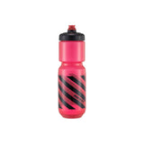 Giant DoubleSpring II water bottle with antimicrobial Fresh Technology for cycling, shown with attached cap and hydration nozzle.