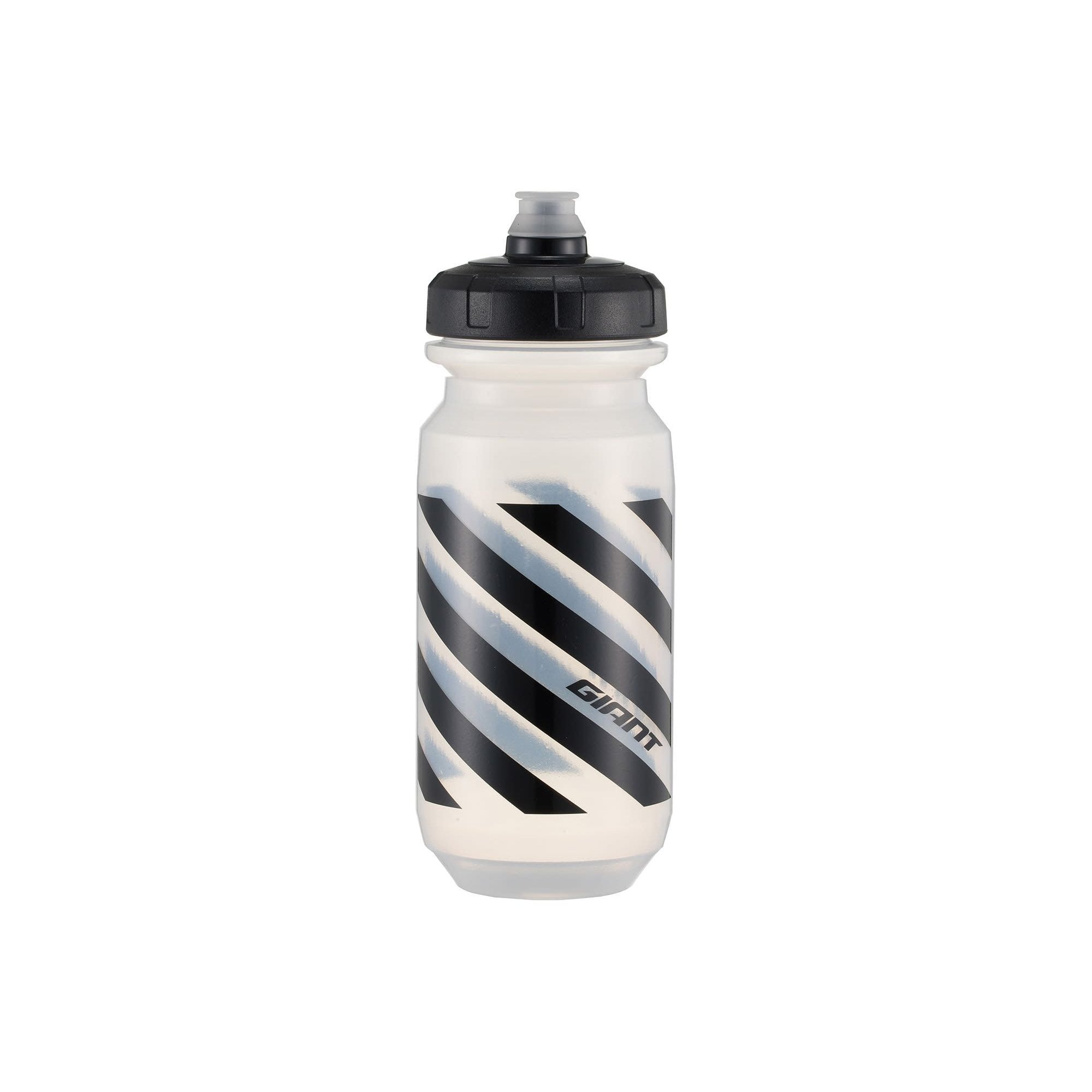 Giant DoubleSpring II antimicrobial cycling water bottle with fast flow nozzle, reusable accessories for hydration during rides.
