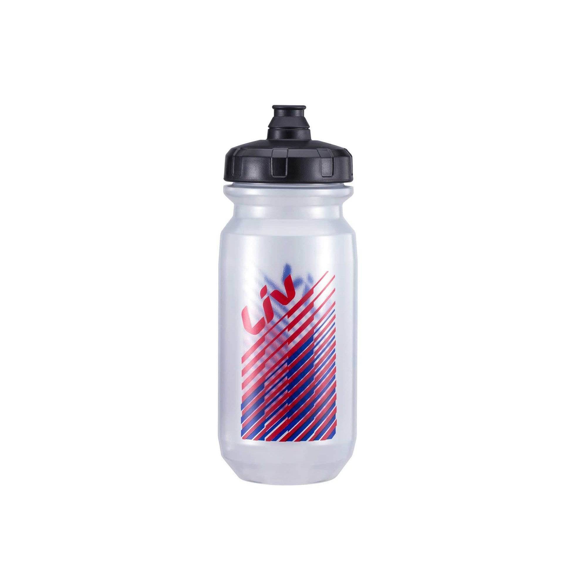 Liv Doublespring Leak-Free Cycling Bottle with high volume valve and BPA-free material, designed for biking accessories.