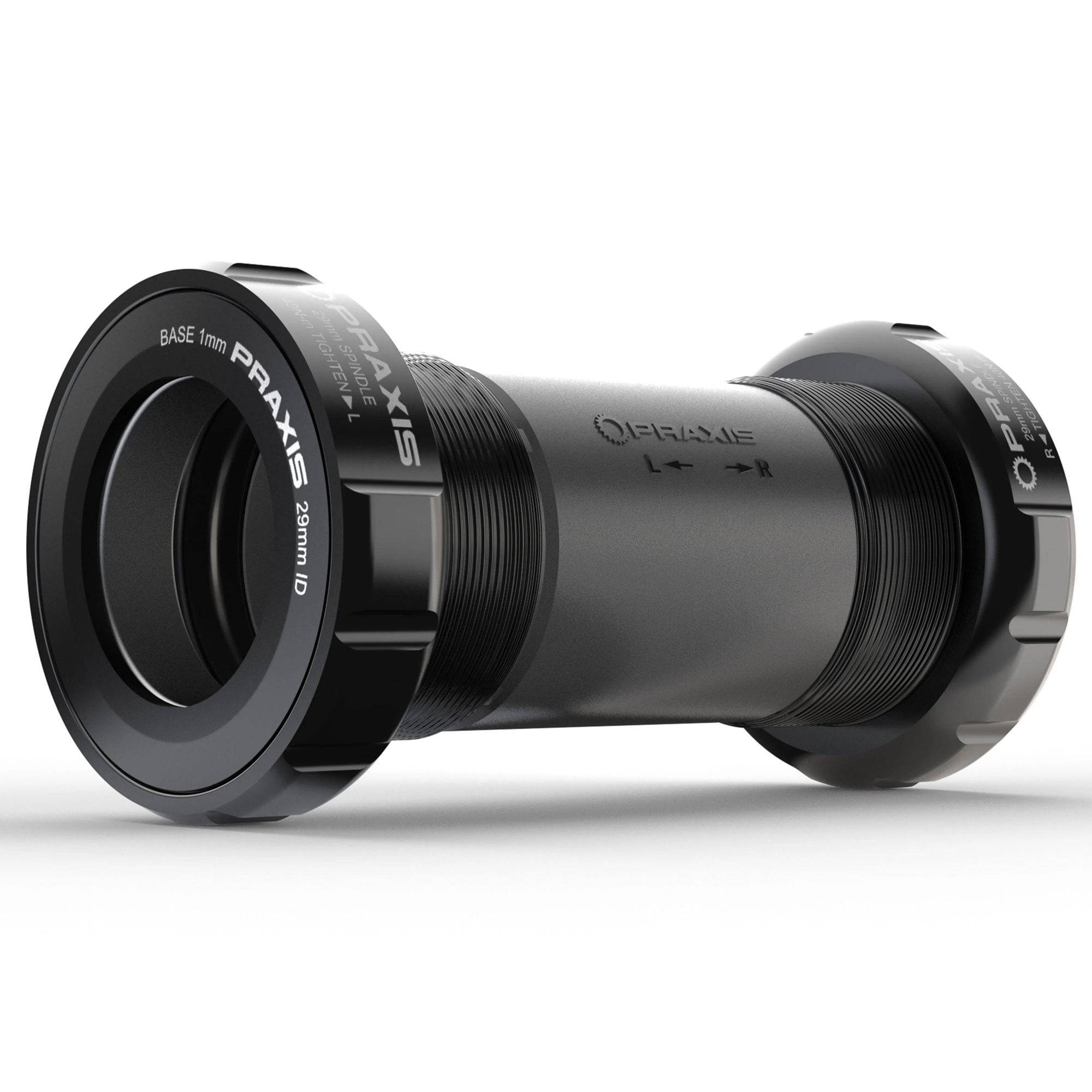 Praxis Works BB Sram DUB bottom bracket for 68/73mm BSA threaded bike frames, component for smooth crank installation.