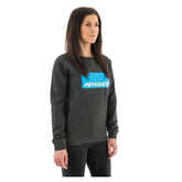 Kinesis UK Women's Dark Heather Large Sweater in soft jersey fabric, comfortable and casual clothing for everyday wear.