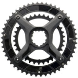 Praxis Works CR 160/104 BCD LT2 X-RINGS road chainrings for 10/11/12-speed bikes, showing silver chainring set with teeth.