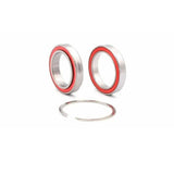 Praxis Works SPARE 3028 M30 ceramic bearing service kit with snap ring for M30 bottom bracket, showcasing the components and tools.
