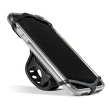Lezyne Smart Grip Mount support for bike phone, black anti-slip accessory with secure grip and adjustable design for cycling.
