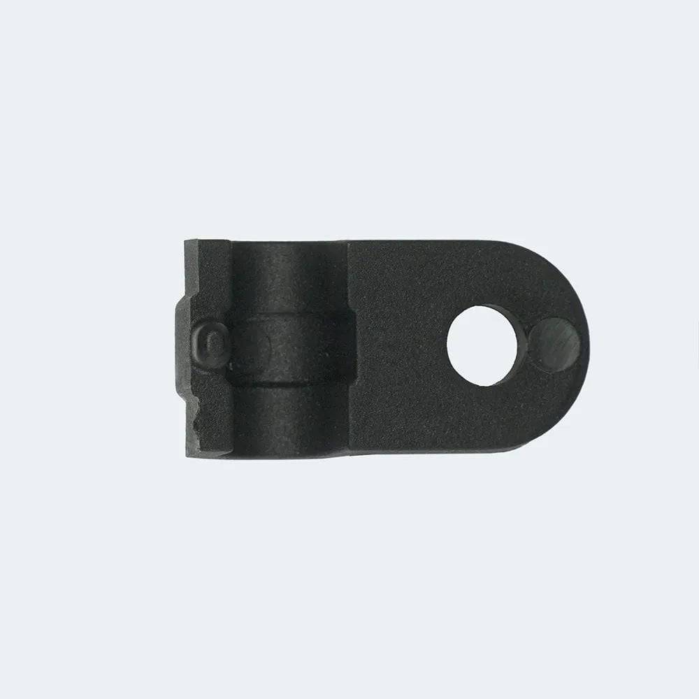 Fazua Ride 60 e-bike speed sensor holder attached to chainstay, made of durable material for secure sensor placement.