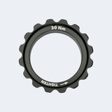 Fazua Ride 60 drive unit lockring with left-hand thread for e-bike components, compatible with Park Tool BBT-59.2.