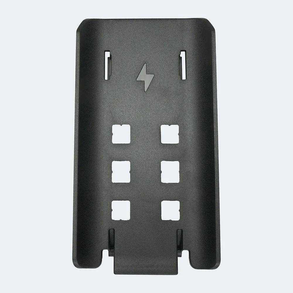 Fazua Ride 60 rack guide component for precise battery insertion and cable management on e-bike frames.