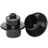 Stan's NoTubes E-SYNC NEO OS front end caps for 9mm QR hubs, compatible with E07/E07 hubs, shown in the image.