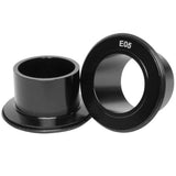Stan's NoTubes E-SYNC NEO OS front end caps for 20mm thru-axle E05 hubs, 6-bolt disc brake compatibility, bike wheel component
