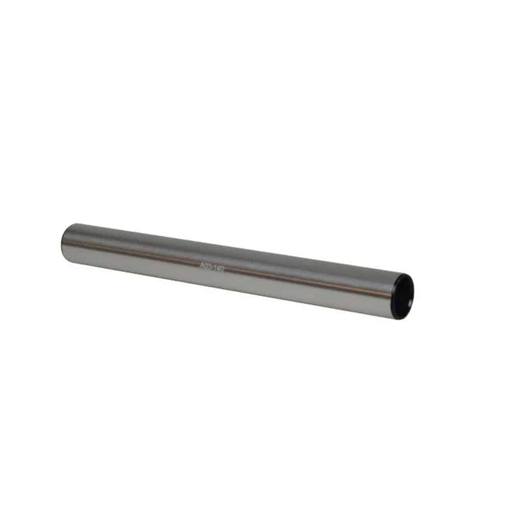 Stan's NoTubes Neo Ult rear axle 12x150/157 alloy for Neo Boost hubs, shown with metal components and threading.