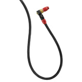 Lezyne ABS1-Pro braided floor pump hose with multiple valve compatibility for bicycle inflation accessories.