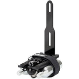 Lezyne Flow Storage Adapter for bike tool storage, fits standard bottle cages, shown in a close-up image of the accessory.